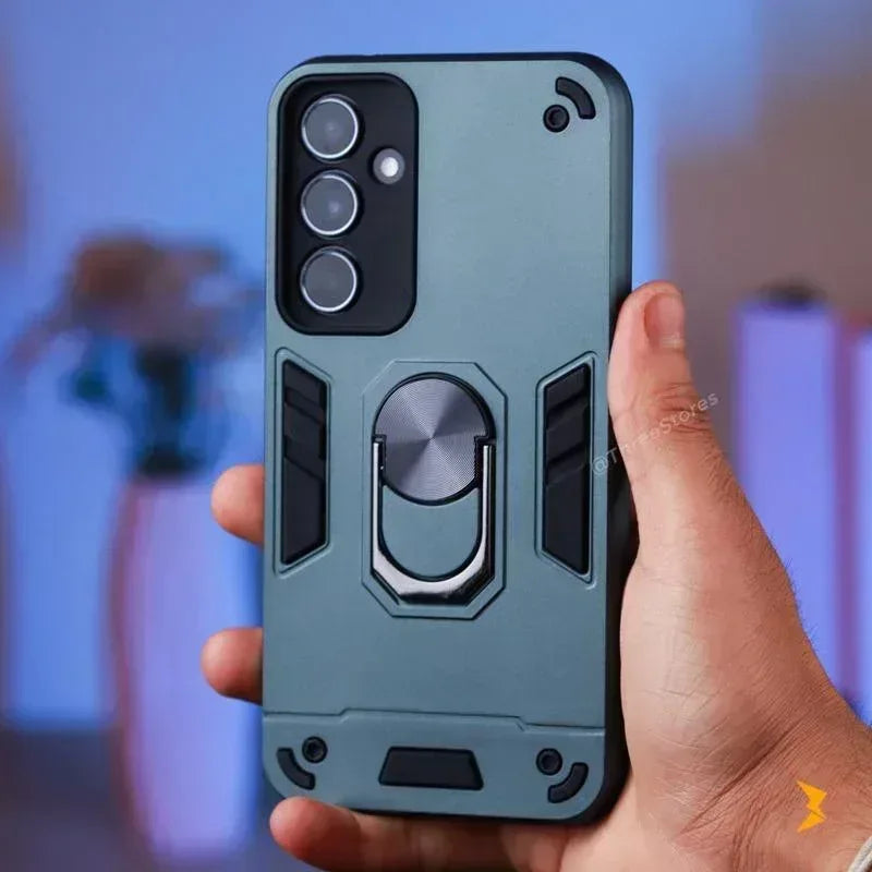 Iron Armor Stand Case Samsung A35 - Three