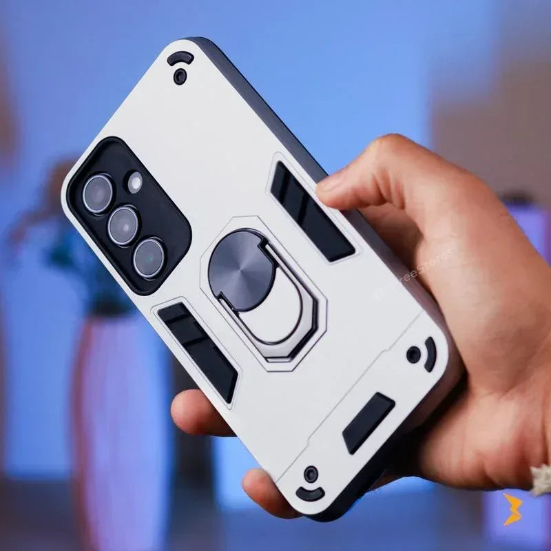 Iron Armor Stand Case Samsung A55 - Three