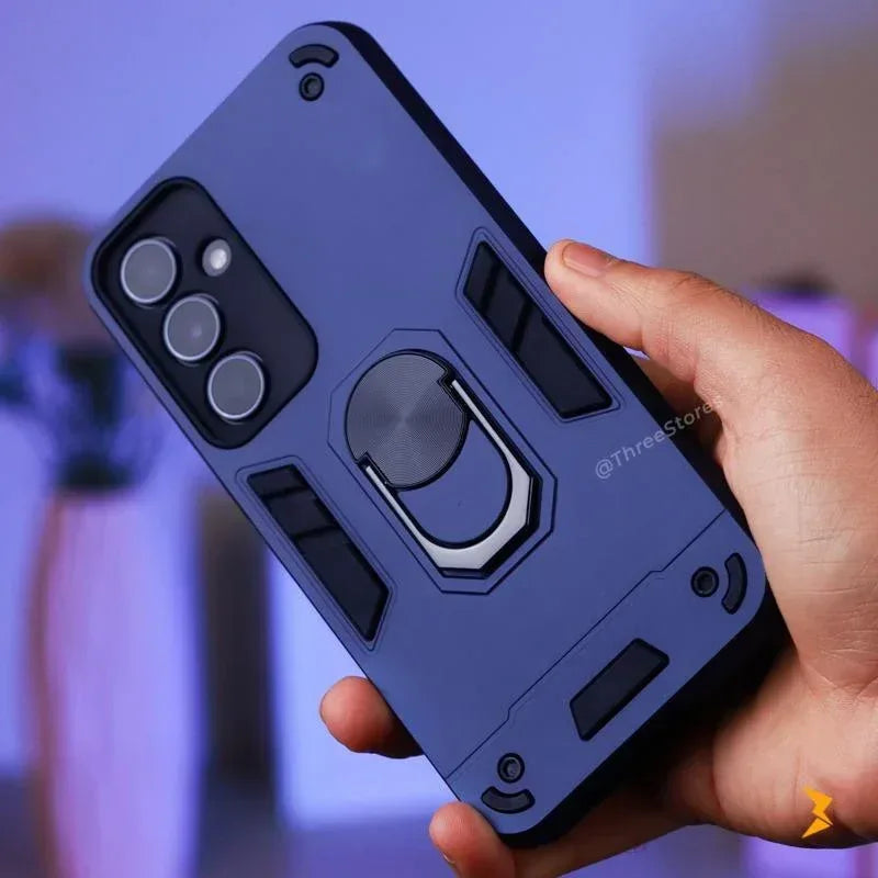 Iron Armor Stand Case Samsung A55 - Three