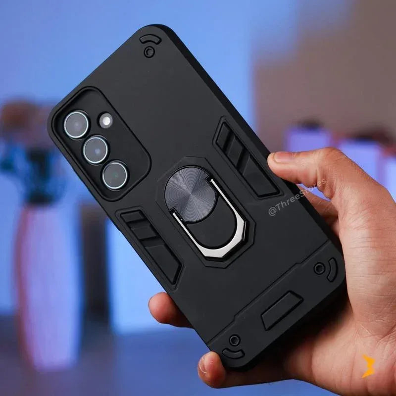 Iron Armor Stand Case Samsung A55 - Three