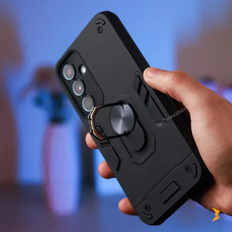 Iron Armor Stand Case Samsung A55 - Three