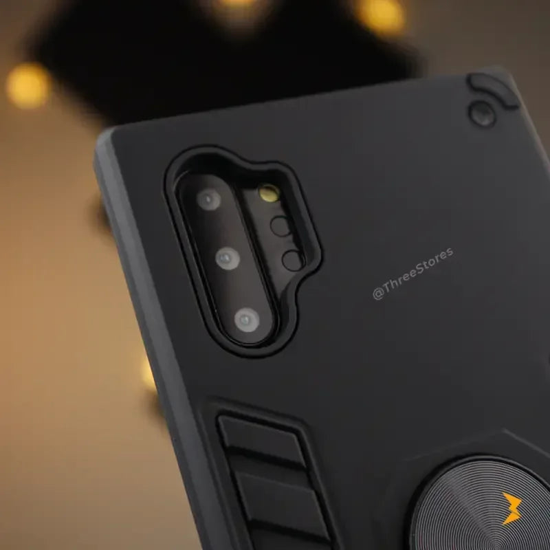 Iron Armor Stand Case Samsung Note 10 Plus - Three