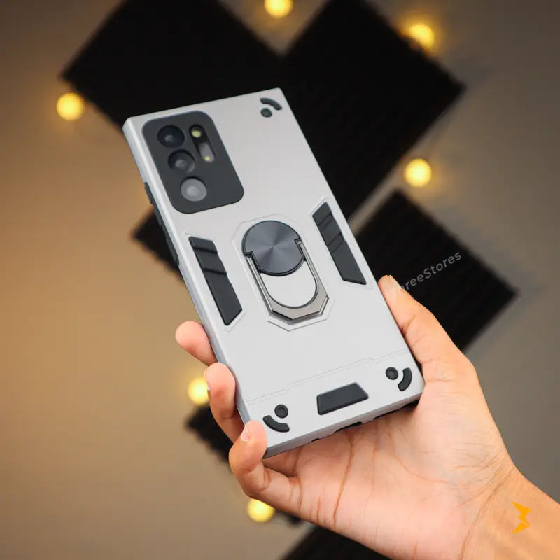 Iron Armor Stand Case Samsung Note 20 Ultra