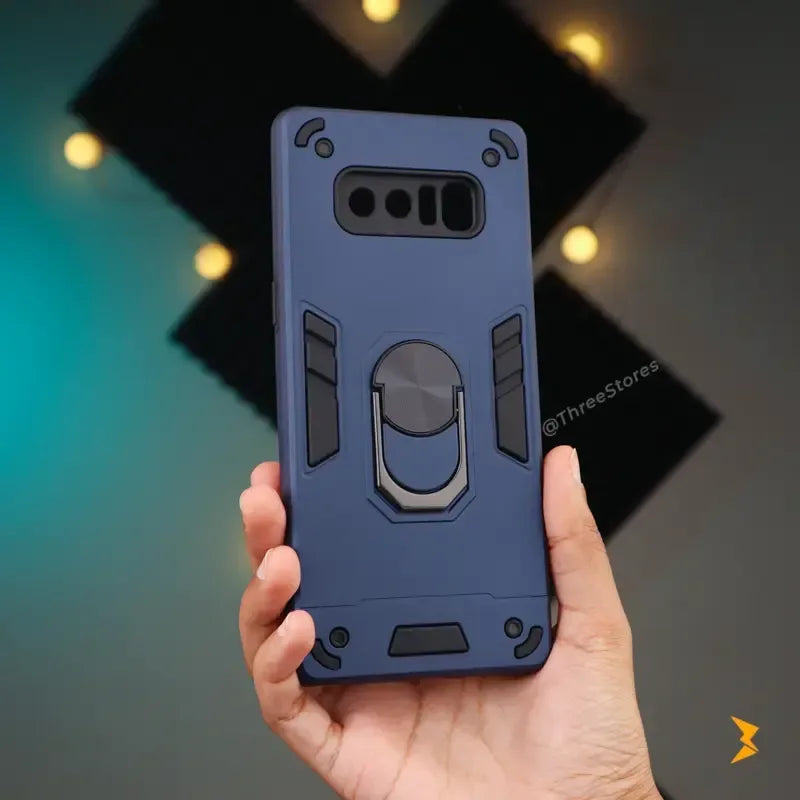 Iron Armor Stand Case Samsung Note 8 - Three
