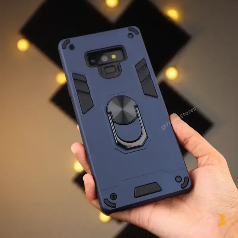 Iron Armor Stand Case Samsung Note 9 - Three