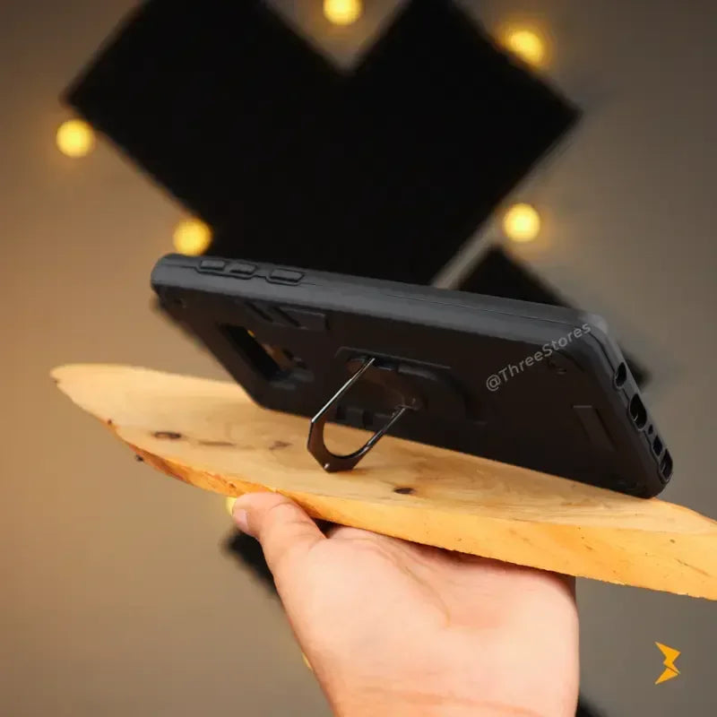 Iron Armor Stand Case Samsung Note 9 - Three