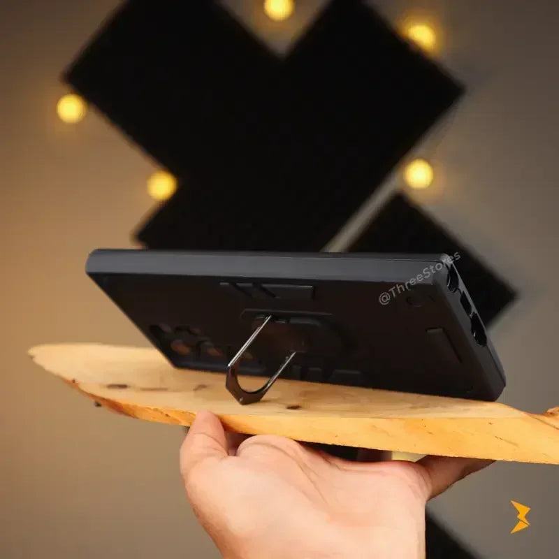 Iron Armor Stand Case Samsung S23 Ultra - Three