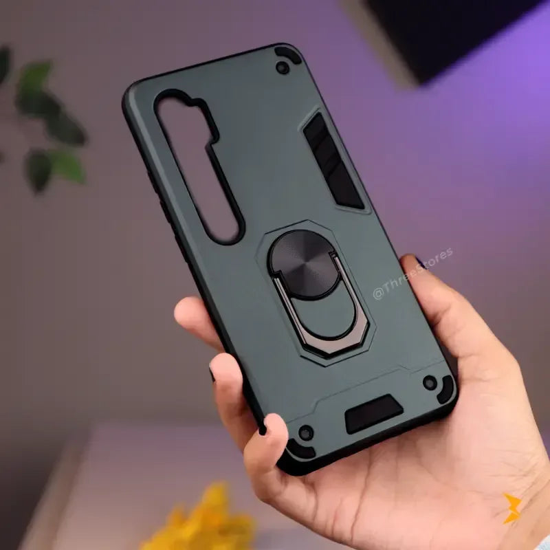Iron Armor Stand Case Xiaomi Mi Note 10 Lite - Three