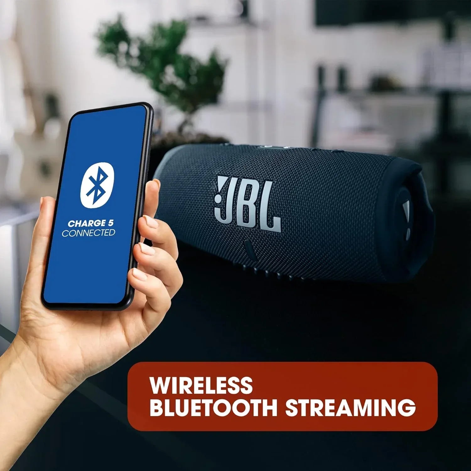 JBL Charge 5 Portable Waterproof Speaker with Powerbank - Three