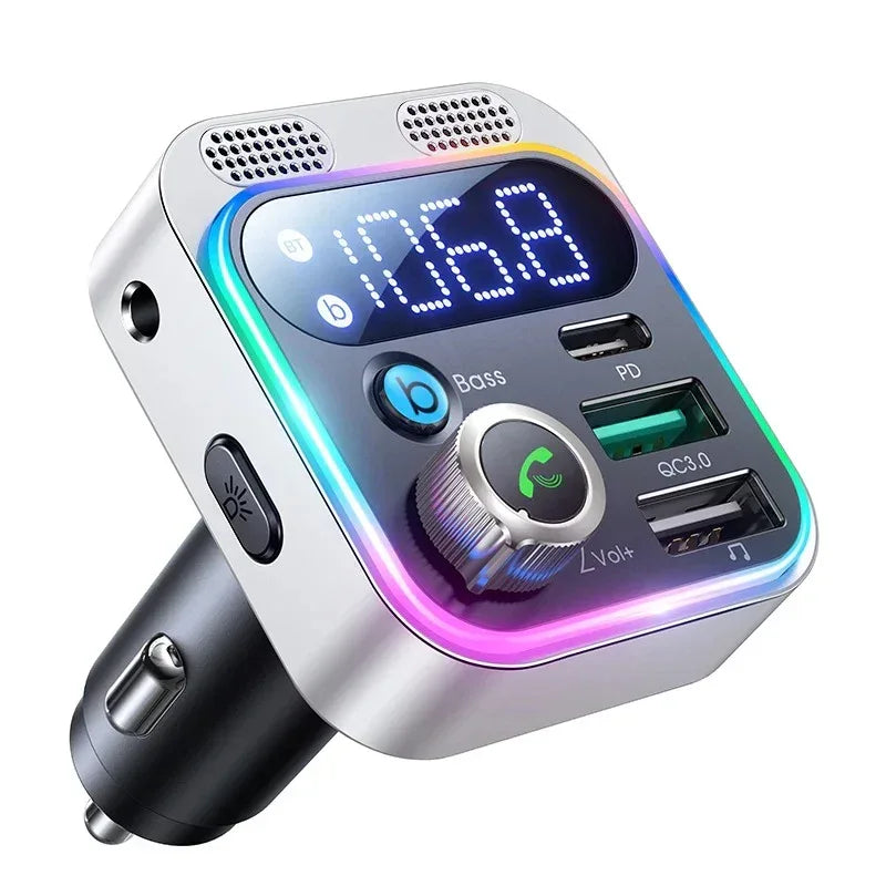 JOYROOM 48W Car Wireless FM Transmitter JR-CL16 - Three