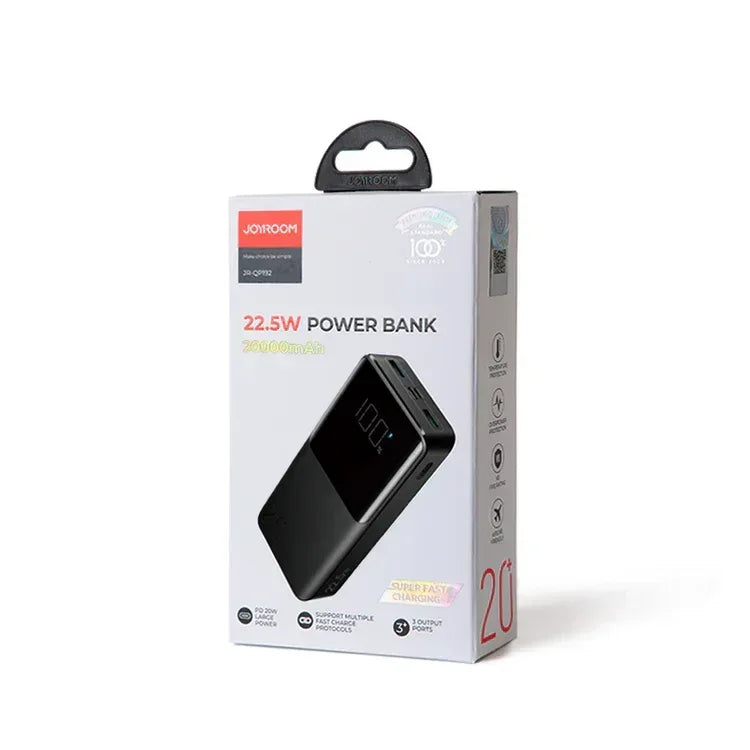 JoyRoom 22.5W Power Bank 20000mAh JR-QP192 - Three