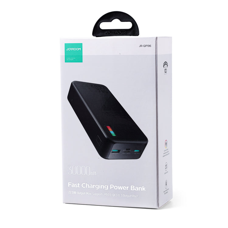 Joyroom Dazzling LED Power Bank 30000mAh JR-QP196