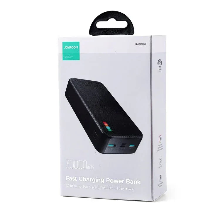Joyroom Dazzling LED Power Bank 30000mAh JR-QP196 - Three