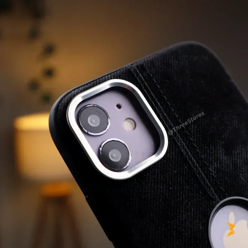 Jeans Fabric Case iPhone 12 - Three