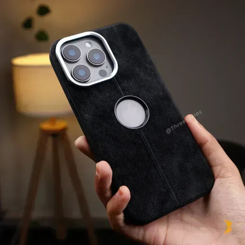 Jeans Fabric Case iPhone 16 Pro Max - Three