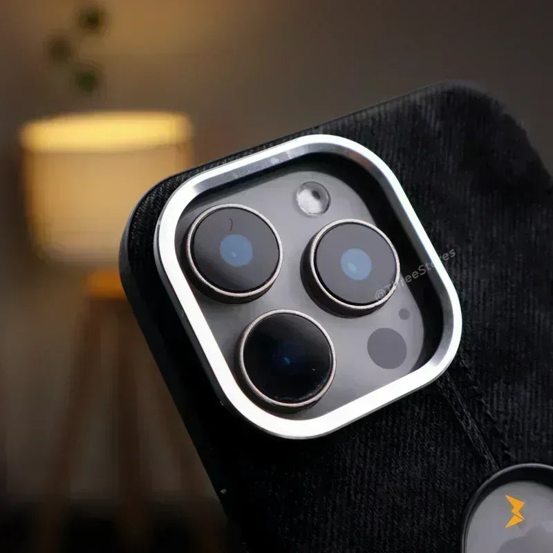 Jeans Fabric Case iPhone 16 Pro Max - Three