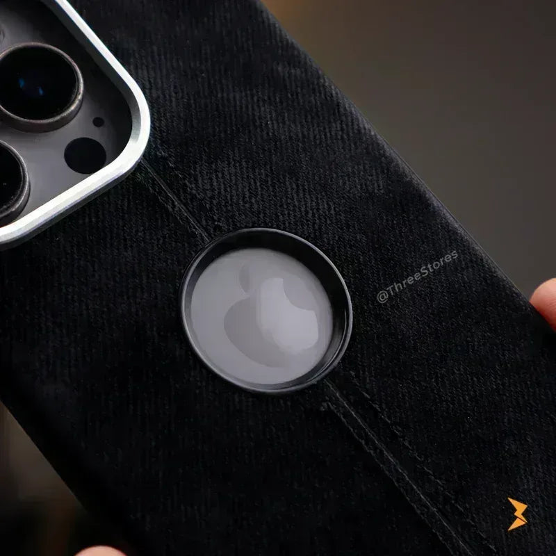 Jeans Fabric Case iPhone 16 Pro Max - Three