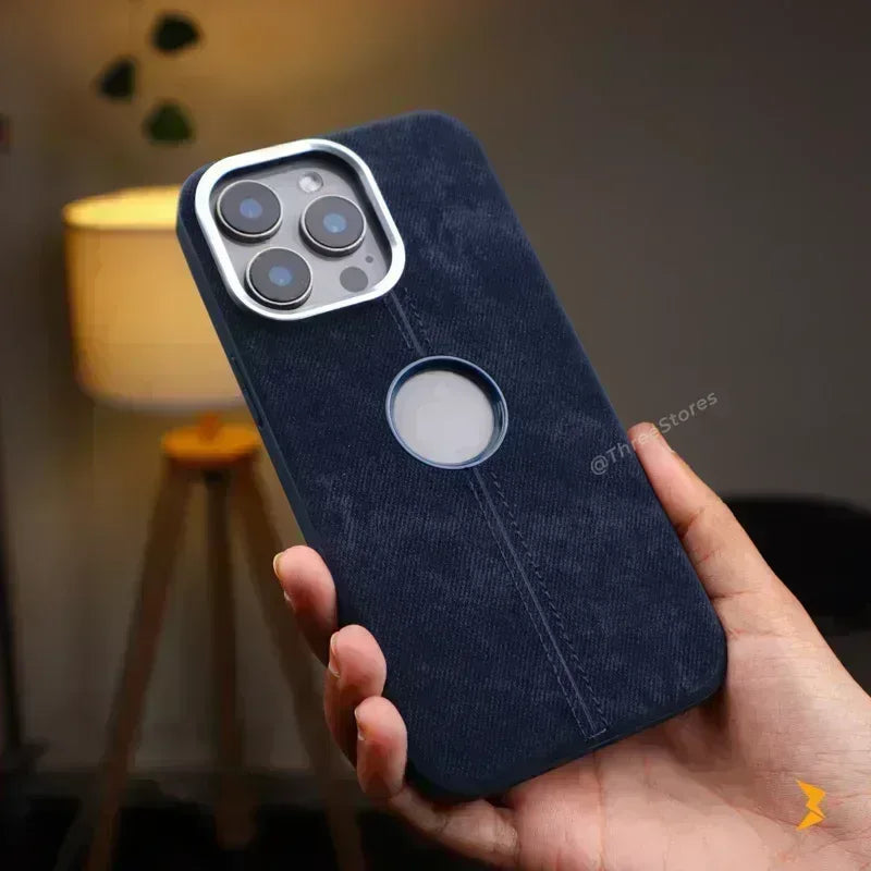Jeans Fabric Case iPhone 16 Pro Max - Three