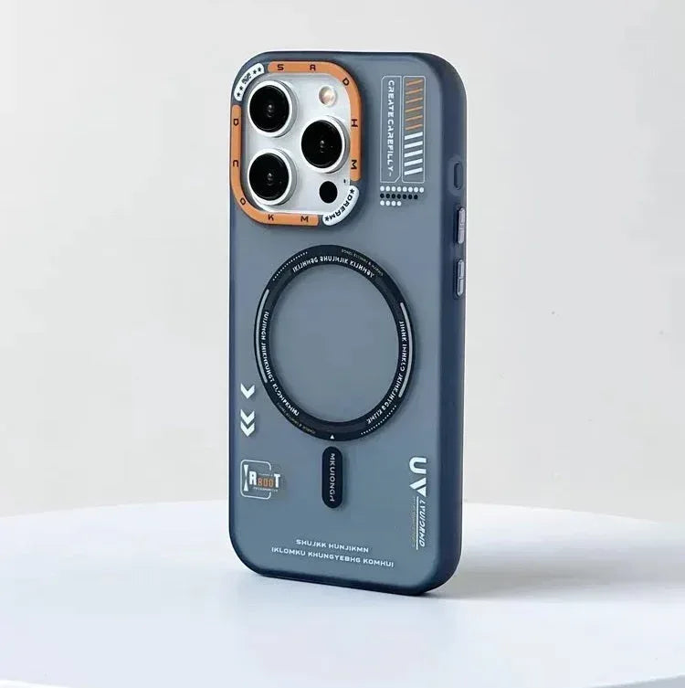 Jmokit Style MagSafe Frosted Case iPhone 15 Pro - Three