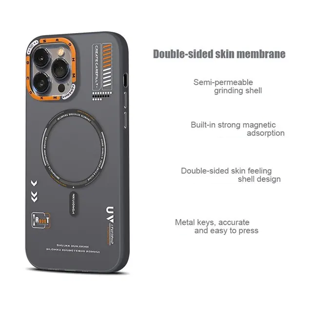 Jmokit Style MagSafe Frosted Case iPhone 14 Pro Max