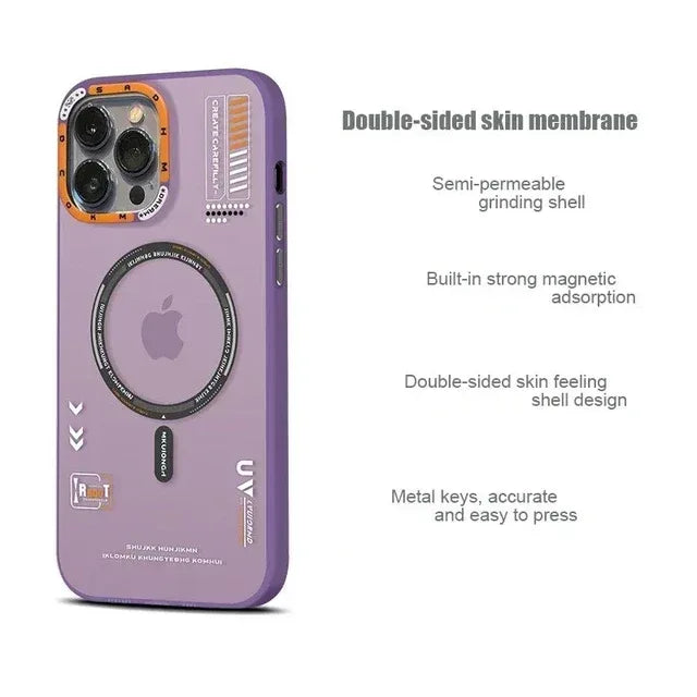 Jmokit Style MagSafe Frosted Case iPhone 14 Pro Max - Three