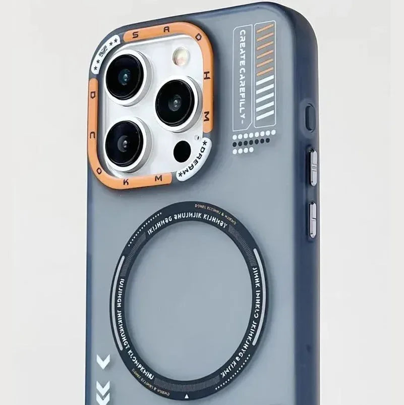 Jmokit Style MagSafe Frosted Case iPhone 15 Pro Max - Three