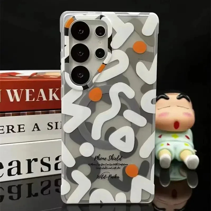 Jmookit Graffiti Magsafe Case Samsung S24 Ultra - Three