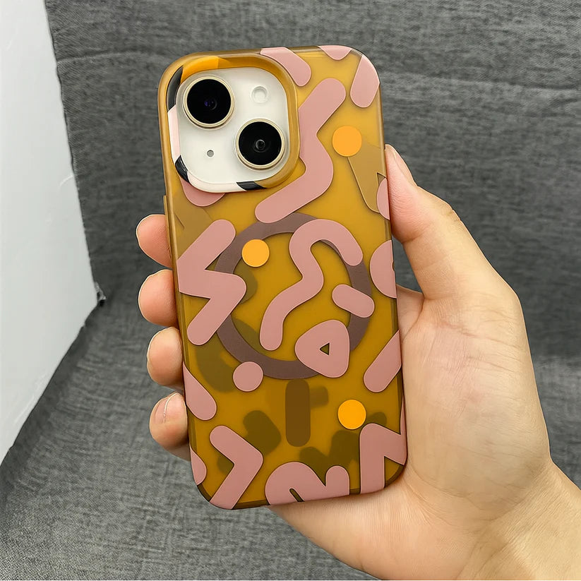 Jmookit Graffiti Magsafe Case iPhone 13/14/15