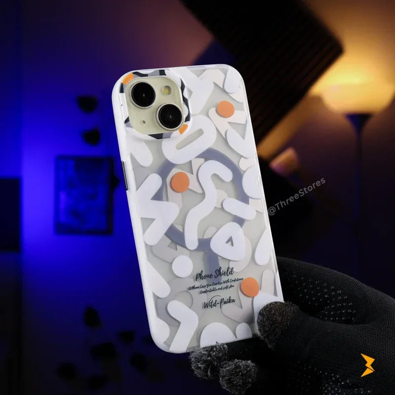 Jmookit Graffiti Magsafe Case iPhone 13/14/15 - Three