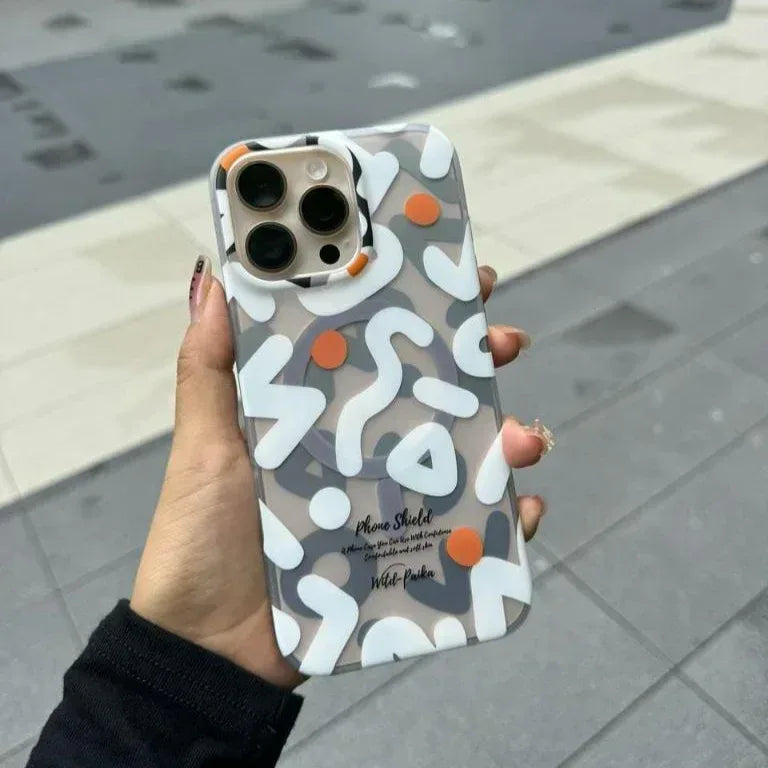 Jmookit Graffiti Magsafe Case iPhone 15 Pro Max - Three