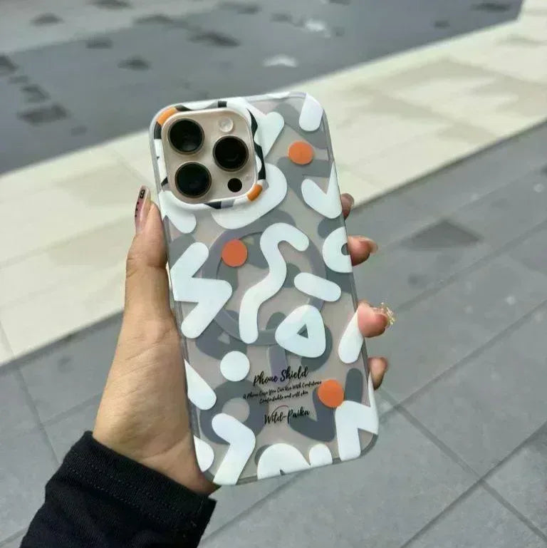 Jmookit Graffiti Magsafe Case iPhone 15 Pro - Three