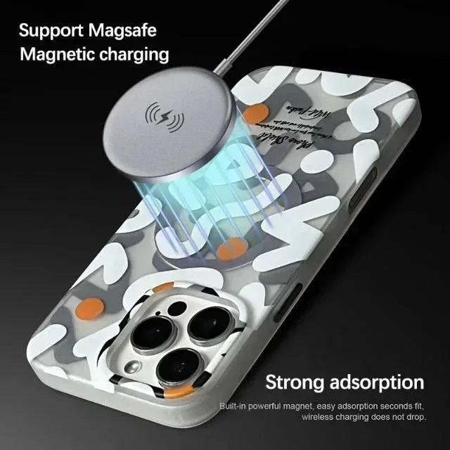 Jmookit Graffiti Magsafe Case iPhone 15 Pro Max - Three