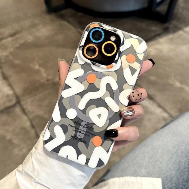 Jmookit Graffiti Magsafe Case iPhone 15 Pro - Three