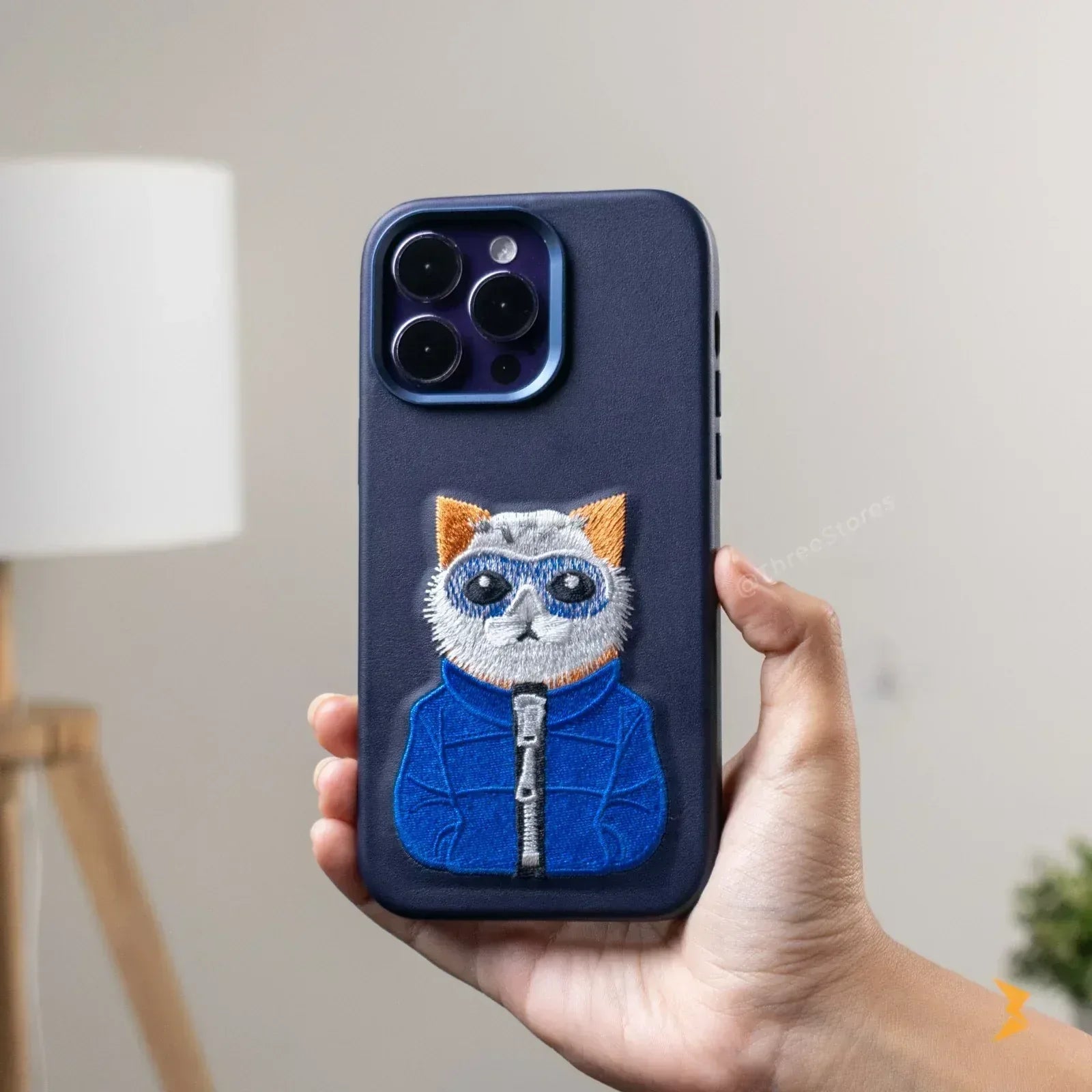 Joy Cat Leather Case iPhone 14 Pro Max - Three