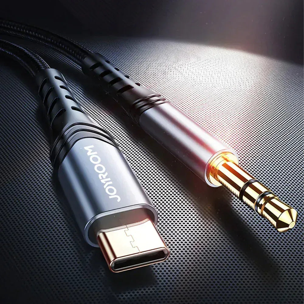 Joyroom AUX Type- C Audio Cable SY-A03 - Three