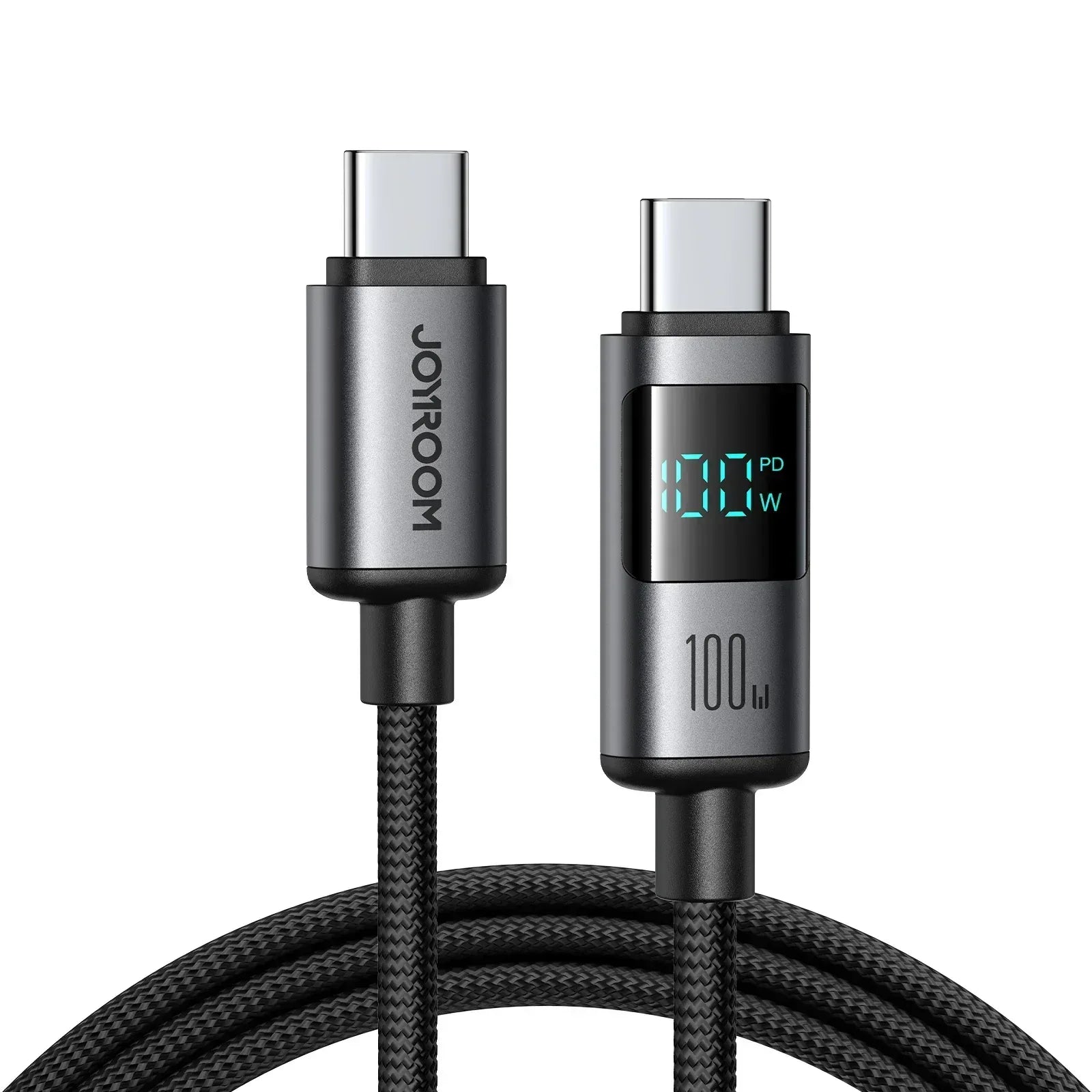 Joyroom 100W Type-C Digital Display Fast Charging Data Cable 1.2m S-A16 Pro - Three