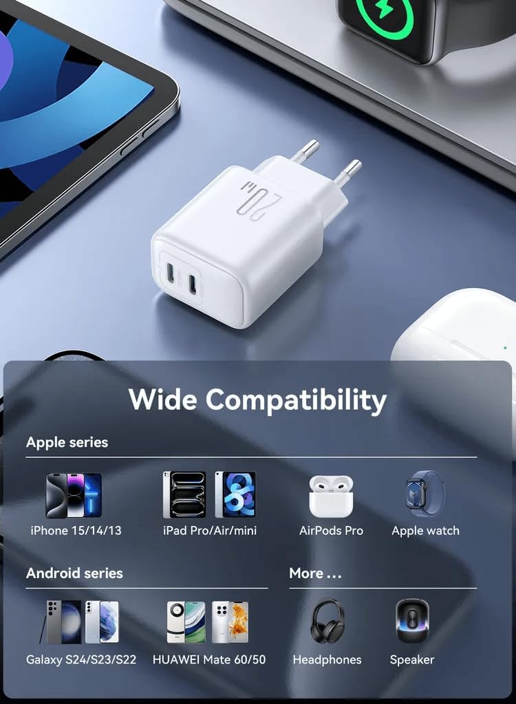 Joyroom 20W Dual- Port (2C) JR-TCF12