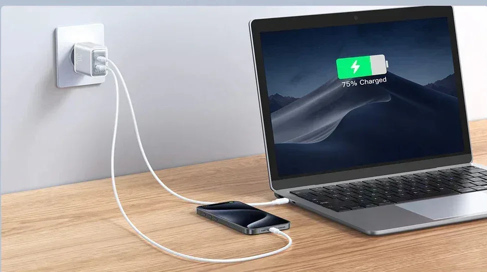 Joyroom 30W Dual-Port (A+C) Charger JR-TCF15 - Three