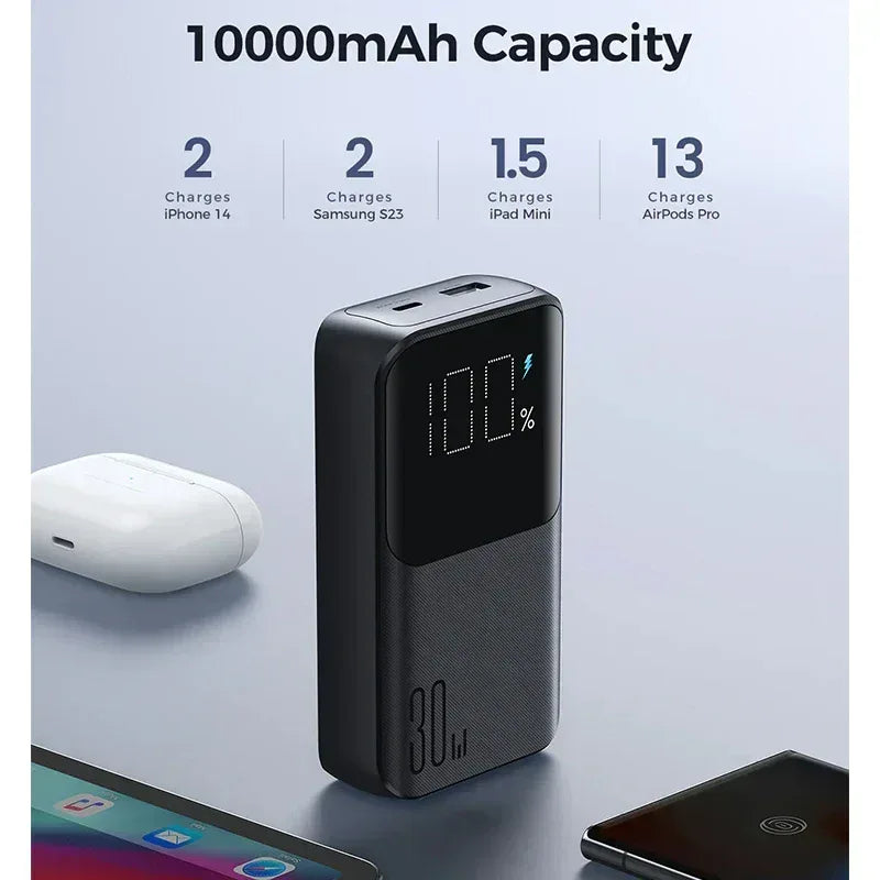 Joyroom 30W 10000mAh mini Power Bank JR-PBc06 - Three