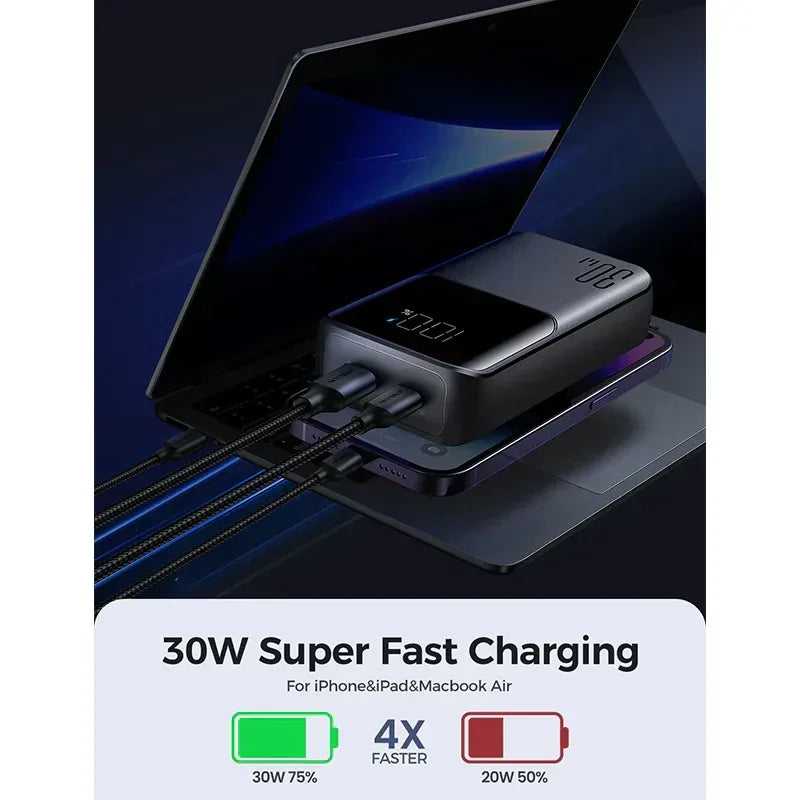 Joyroom 30W 10000mAh mini Power Bank JR-PBc06 - Three