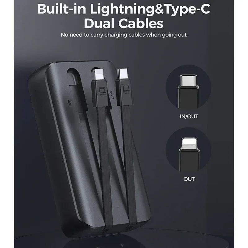 Joyroom 30W 10000mAh mini Power Bank JR-PBc06 - Three