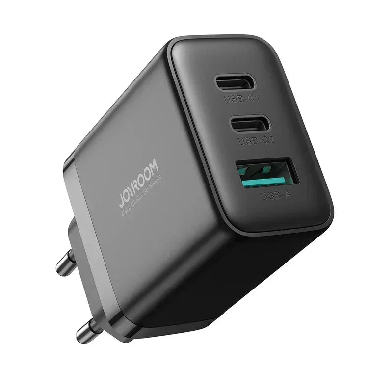 Joyroom 32W 2PD+QC Mini intelligent 3-Port Fast Charger JR-TCF10EU - Three