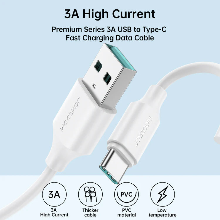 Joyroom 3A USB To Type C Cable 1M S-UC027A9
