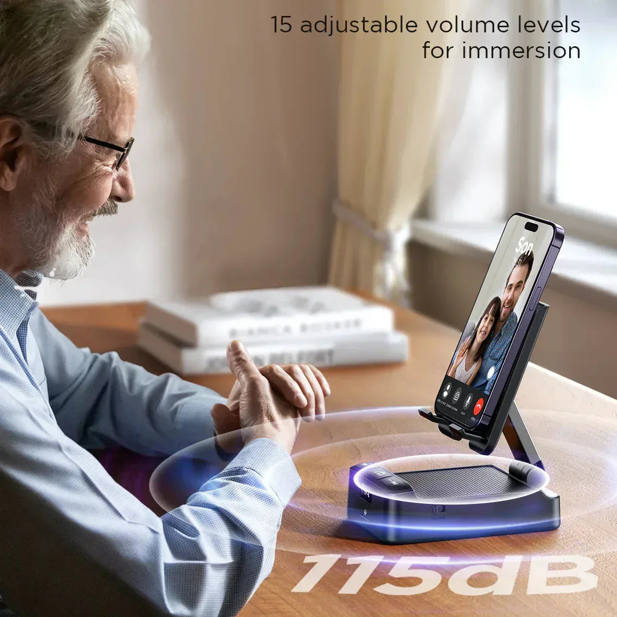 Joyroom 3 in 1 Wireless Speaker with Phone Holder JR-MH01 - Three