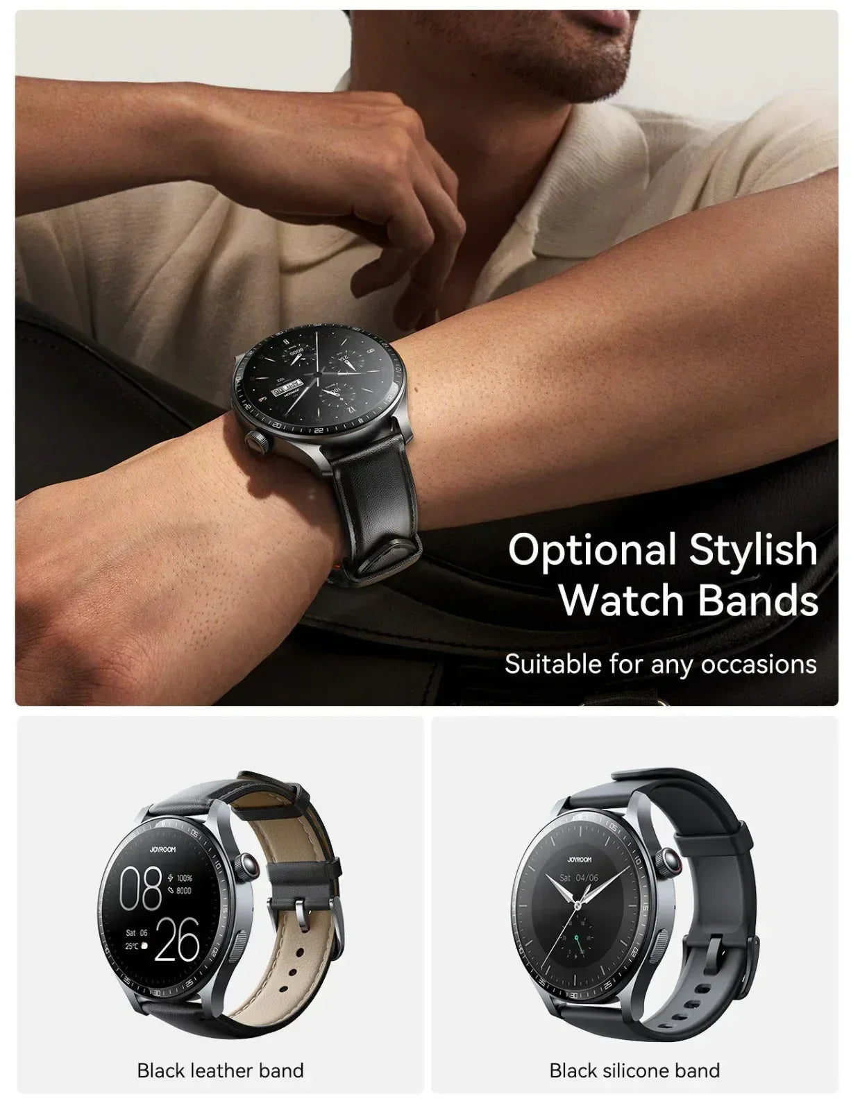 Joyroom Classic Series Smart Watch JR-FC2 Pro - Three