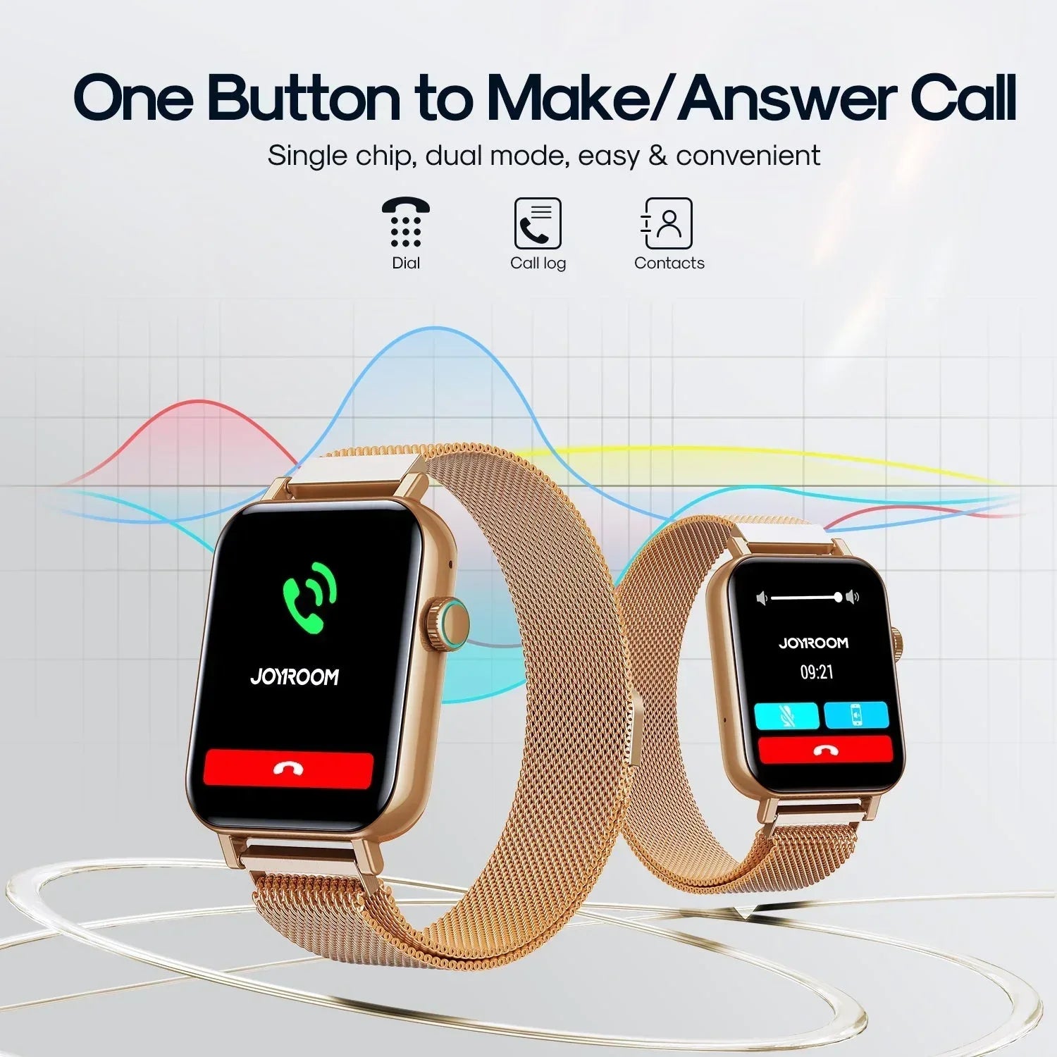 Joyroom Fit-Life Series Smart Watch JR-FT5 (Metal Edition) - Three