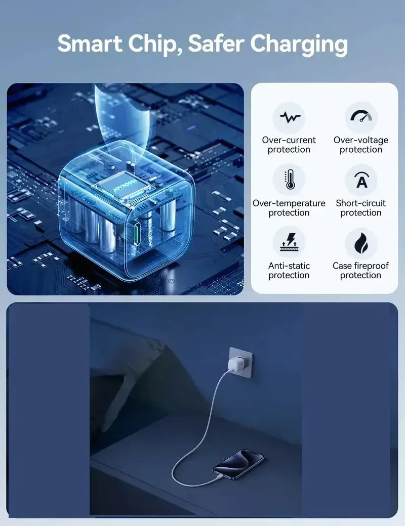 Joyroom GaN PD20W mini Charger JR-TCG08 - Three
