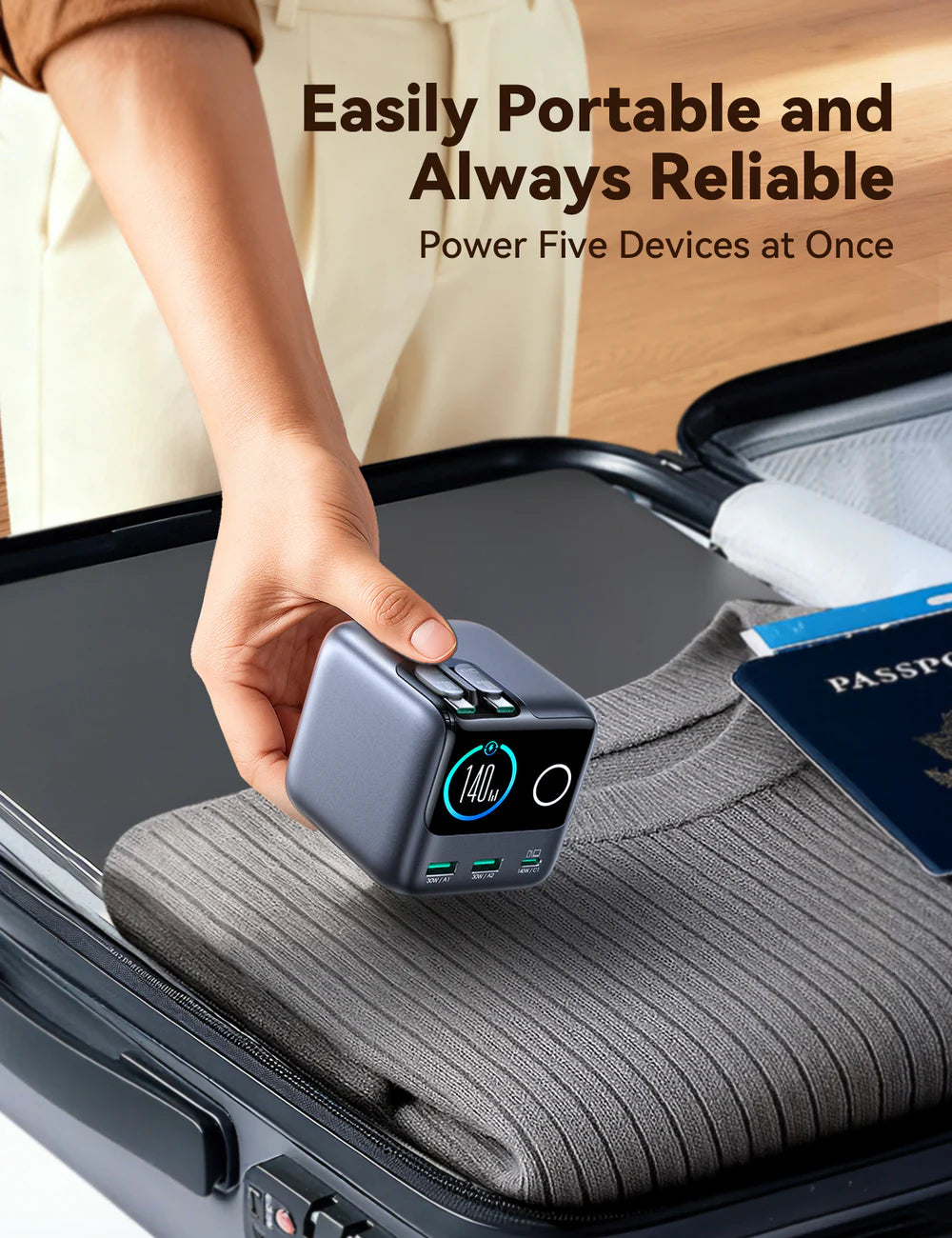 Joyroom Podix 140W GaN Fast Charging Station JR-TRD01