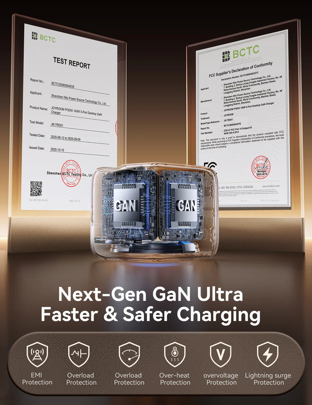 Joyroom Podix 140W GaN Fast Charging Station JR-TRD01