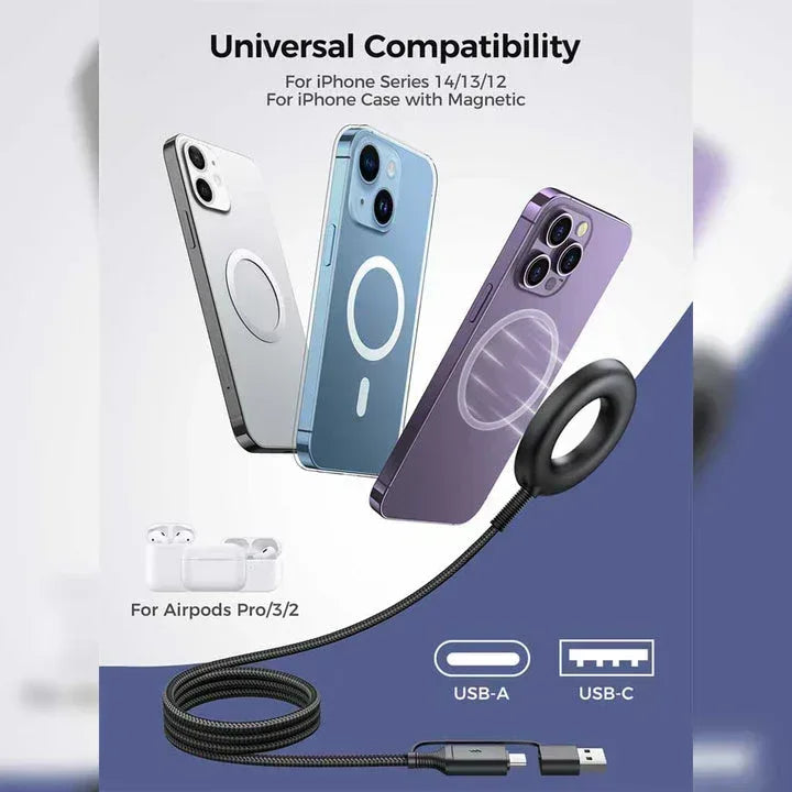 Joyroom Magnetic Wireless Charger JR-WQM03 - Three